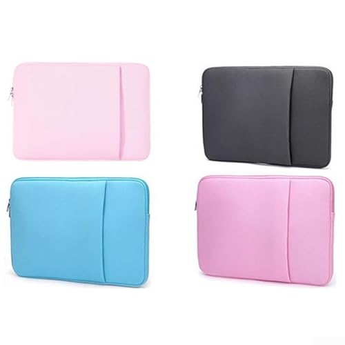 Geräumiges Innenfach, Laptop-Tasche, Nylon-Material, Verschluss, mehrere Farben (grau - 35,6 cm) von DAZZLEEX