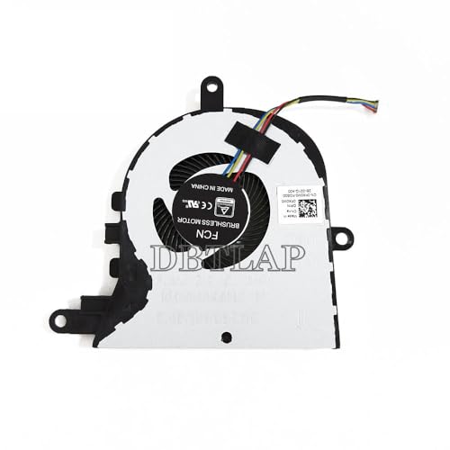 DBTLAP CPU Kühlung Lüfter Kompatible für Dell Latitude 3590 L3590 E3590 Inspiron 15 5570 5575 5770 17-3780 3793 5770 Vostro 3580 3590 3591 3593 0FX0M0 DC28000K9D0 DFS1503055P0T FK3A Lüfter von DBTLAP