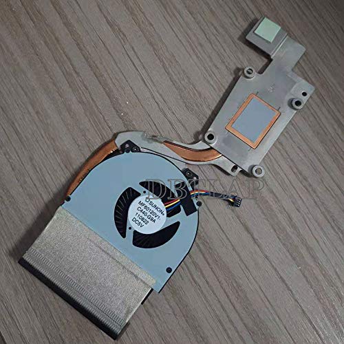 DBTLAP CPU Kühlung Lüfter für Kühlkörper kompatibel für Dell Latitude E6530 MF60120V1-C440-G9A Laptop CPU Lüfter und Kühlkörper 02MK5J CN-02MK5J-60362 AT0LH002ZS0 von DBTLAP