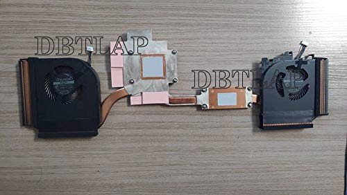 DBTLAP CPU Lüfter Kompatibel für Lenovo Thinkpad P52 EP520 Lüfter with Kühlkörper 01HY784 MG75090V1-C190-S9A MG75090V1-C180-S9A von DBTLAP