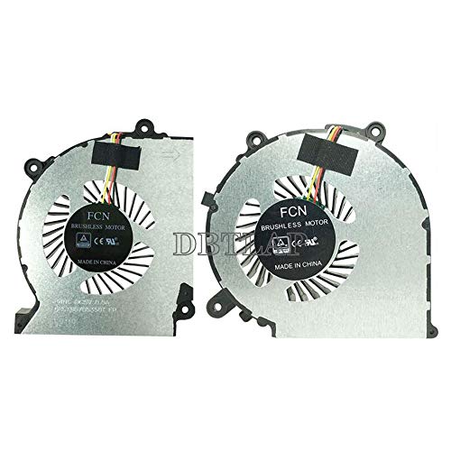 DBTLAP Cooling Lüfter Kompatibel für Shenzhou Hasee ZX6-CP5S1 ZX6-CP5T1/A1/S CPU + GPU Lüfter von DBTLAP