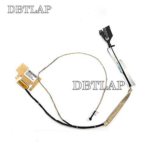 DBTLAP LVDS LCD LED Flex Video Bildschirm Kabel Kompatible für HP Pavilion TouchSmart 14-B 14-B000 14-B100 TouchBildschirm DD0U33LC200 DD0U33LC230 721218-001 von DBTLAP