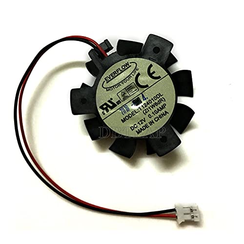 DBTLAP Lüfter Kompatibel für ASUS HD4550 HD5570 EAH6450 GT620 GT730 Graphics Card Lüfter T124010DL 37mm 12V 0.1A DBTLAP Lüfter Kompatibel für ASUS HD4550 HD5570 EAH6450 GT620 GT730 Graphics Card Lüfter T124010DL 37mm 12V 0.1A von DBTLAP