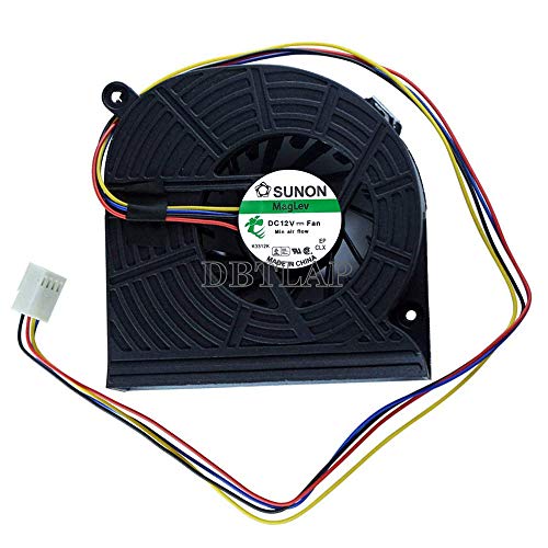 DBTLAP kompatibel für Delta Electronics KDB0712HB D117 DC 12 V 0,45 A 4-Draht Server Laptop Lüfter von DBTLAP