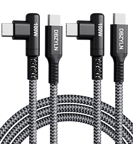 DBZYLN [2 Stück] USB C auf USB C Kabel 100W/5A Ladekabel kompatibel mit Samsung Galaxy S23/S22/S21/S20 Ultra FE 5G, für MacBook Pro 2021, MacBook Air 2020, Switch, Typ C PD & QC 4.0 Schnellladekabel von DBZYLN