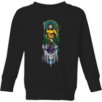 Aquaman And Ocean Master Kinder Sweatshirt - Schwarz - 7-8 Jahre von Original Hero