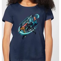 Aquaman Fight For Justice Damen T-Shirt - Navy Blau - L von DC Comics