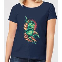 Aquaman Xebel Damen T-Shirt - Navy Blau - L von DC Comics