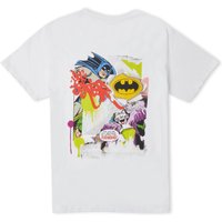 Batman Collage Unisex T-Shirt - Weiß - L von DC Comics