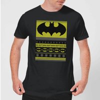 DC Comics Batman Men's Christmas T-Shirt in Black - XL von DC Comics