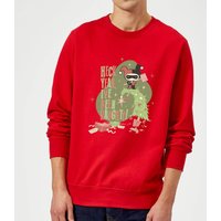 DC Comics Heck Yeah I've Been Naughty! Weihnachtspullover – Rot - M von DC Comics