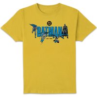 DC Comics Justice League Batman Through The Ages Unisex T-Shirt - Yellow - XXL DC Comics Justice League Batman Through The Ages Unisex T-Shirt - Yellow - XXL von DC Comics