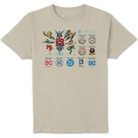 DC Comics Justice League DC Through The Ages Unisex T-Shirt - Cream - M DC Comics Justice League DC Through The Ages Unisex T-Shirt - Cream - M von DC Comics