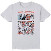 DC Comics Justice League Heroes Of The Universe Unisex T-Shirt - White - XXL DC Comics Justice League Heroes Of The Universe Unisex T-Shirt - White - XXL von DC Comics