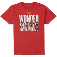 DC Comics Justice League Wonder Woman Through The Ages Unisex T-Shirt - Red - XXL DC Comics Justice League Wonder Woman Through The Ages Unisex T-Shirt - Red - XXL von DC Comics