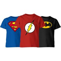 DC Comics Kids' 3-Pack T-Shirts - 11-12 Jahre von DC Comics