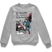 DC Comics Originals Superman Action Comics Weihnachtspullover – Grau - M von DC Comics