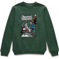 DC Comics Originals Superman Action Comics Weihnachtspullover - Grün - XL von DC Comics