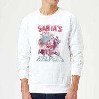 DC Comics Santa's Helpers Weihnachtspullover – Weiß - XL von DC Comics