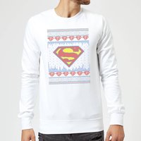 DC Comics Supergirl Knit Weihnachtspullover – Weiß - L von Original Hero