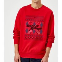 DC ComicsHarley Quinn Weihnachtspullover – Rot - S von Original Hero