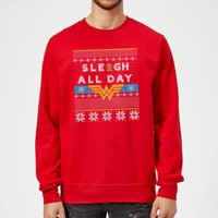 DC ComicsWonder Woman 'Sleigh All Day Weihnachtspullover – Rot - XL von Original Hero