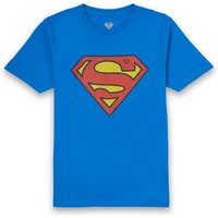 DC Originals Official Superman Shield Herren T-Shirt - Royal Blau - XL von DC Comics