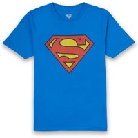 DC Originals Official Superman Shield Herren T-Shirt - Royal Blau - XXL von DC Comics