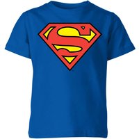 DC Originals Official Superman Shield Kinder T-Shirt - Royal Blau - 3-4 Jahre von DC Comics