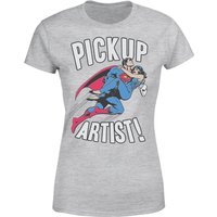 DC Originals Superman Pickup Artist Damen T-Shirt - Grau - L von DC Comics