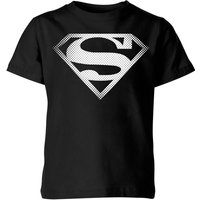 DC Originals Superman Spot Logo Kinder T-Shirt - Schwarz - 11-12 Jahre von DC Comics
