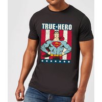 DC Originals Superman True Hero Herren T-Shirt - Schwarz - 4XL von DC Comics