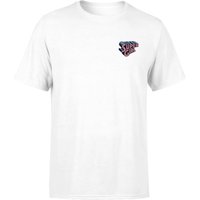 DC Super Girl Embroidered Unisex T-Shirt - White - M von DC Comics