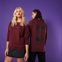 Heart Of The Fool Unisex Sweatshirt - Burgundy - L von DC Comics