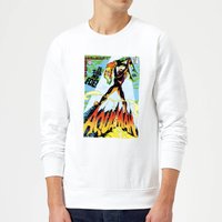 Justice League Aquaman Cover Sweatshirt - White - S von DC Comics