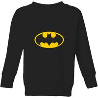Justice League Batman Logo Kids' Sweatshirt - Black - 9-10 Jahre von DC Comics