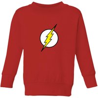 Justice League Flash Logo Kids' Sweatshirt - Red - 3-4 Jahre von DC Comics