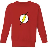 Justice League Flash Logo Kids' Sweatshirt - Red - 5-6 Jahre von DC Comics