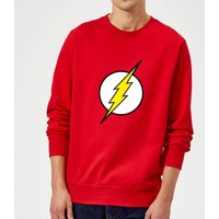 Justice League Flash Logo Sweatshirt - Red - S von DC Comics