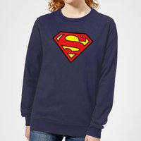 Justice League Superman Logo Women's Sweatshirt - Navy - M von DC Comics