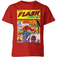 Justice League The Flash Issue One Kids' T-Shirt - Red - 11-12 Jahre von Original Hero