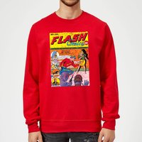 Justice League The Flash Issue One Sweatshirt - Red - S von DC Comics