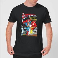 Justice League Who Is The Fastest Man Alive Cover Men's T-Shirt - Black - S von DC Comics