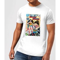 Justice League Wonder Woman Cover Men's T-Shirt - White - M von DC Comics