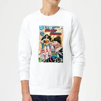 Justice League Wonder Woman Cover Sweatshirt - White - L von DC Comics