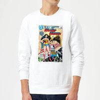 Justice League Wonder Woman Cover Sweatshirt - White - M von Original Hero