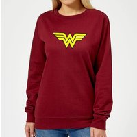 Justice League Wonder Woman Logo Women's Sweatshirt - Burgundy - M von DC Comics