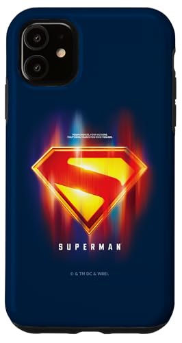Superman (2025) Glowing Shield Choices Hülle für iPhone 11 von DC Comics
