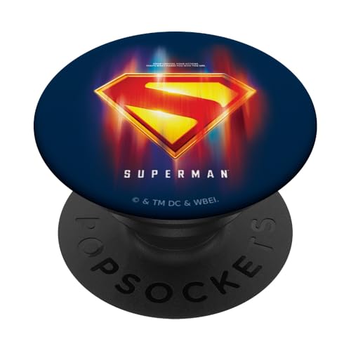 Superman (2025) Glowing Shield Choices PopSockets Klebender PopGrip von DC Comics