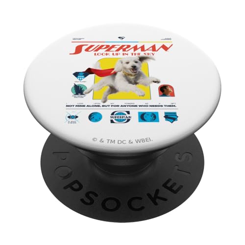 Superman (2025) Krypto Comic PopSockets Klebender PopGrip von DC Comics